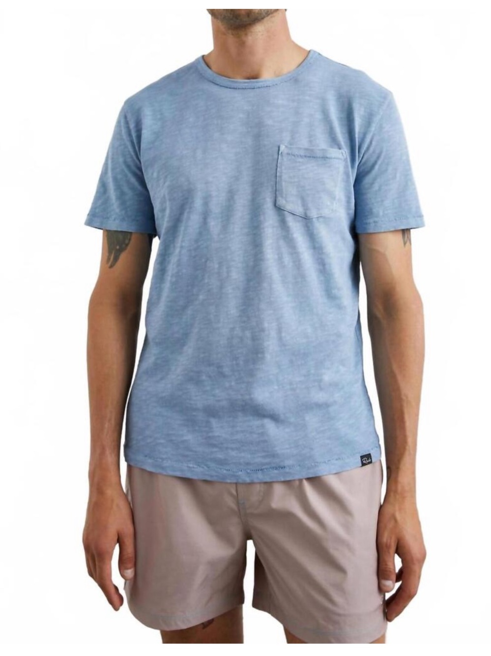 RAILS | skipper pocket tee t-shirt in celsius blue Sz L